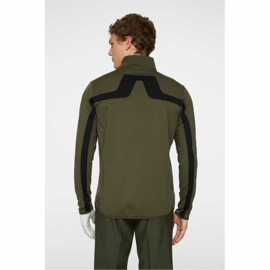 Голф Яке J Lindeberg Golf Jacket Горско зелено Мъжко голф облекло