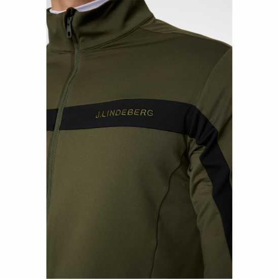 Голф Яке J Lindeberg Golf Jacket Горско зелено Мъжко голф облекло