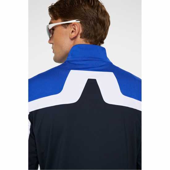Голф Яке J Lindeberg Golf Jacket JL Морска синьо Мъжко голф облекло