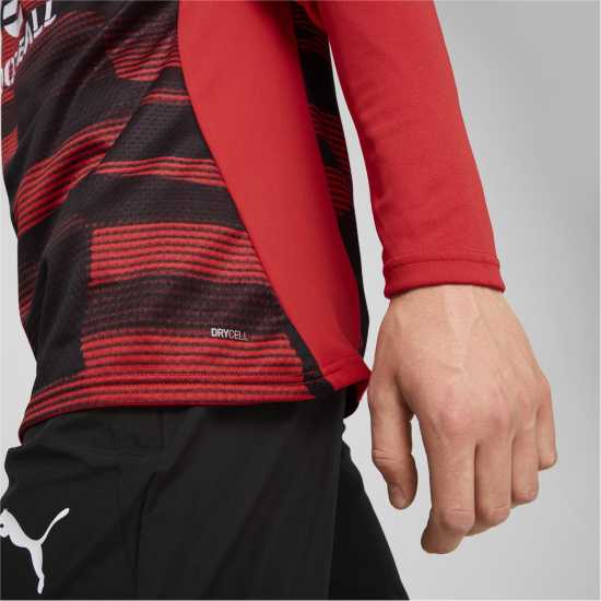 Мъжки горнища с цип Puma Ac Milan Pre Match Drill Top 2024 2025 Adults Puma Ac Milan Pre Match Drill Top 2024 2025 Adults Мъжки горнища с цип