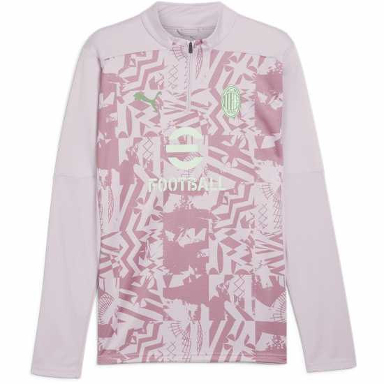 Мъжки горнища с цип Puma Ac Milan Quarter Zip Pre Match Top 2024 2025 Adults Puma Ac Milan Quarter Zip Pre Match Top 2024 2025 Adults Мъжки горнища с цип