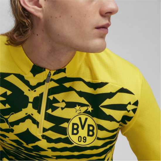 Мъжки горнища с цип Puma Borussia Dortmund Pre Match Drill Top 2024 2025 Adults Puma Borussia Dortmund Pre Match Drill Top 2024 2025 Adults Мъжки горнища с цип