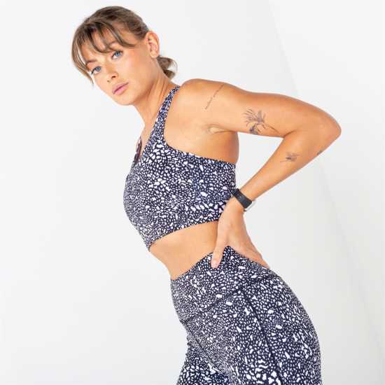 Dare2B Dare 2B Mantra Sports Bra Черно и бяло точки Dare2B Dare 2B Mantra Sports Bra Черно и бяло точки