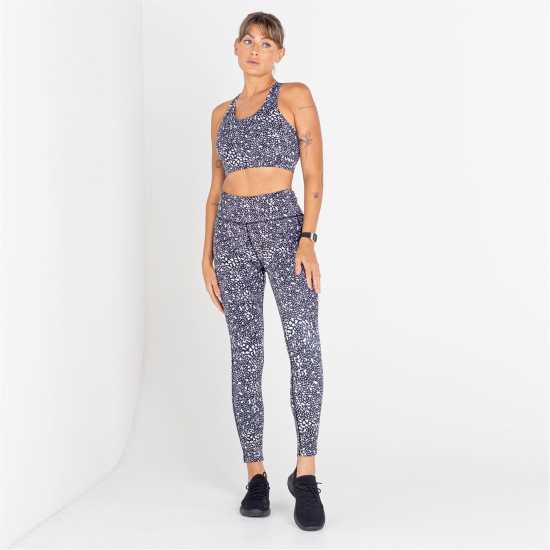 Dare2B Dare 2B Mantra Sports Bra Черно и бяло точки Dare2B Dare 2B Mantra Sports Bra Черно и бяло точки