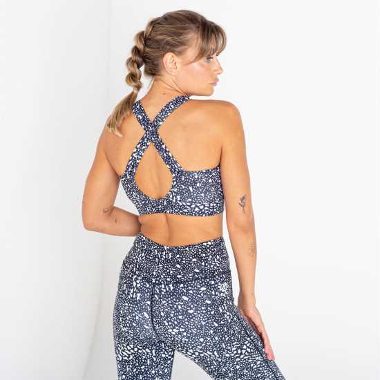 Dare2B Dare 2B Mantra Sports Bra Черно и бяло точки Dare2B Dare 2B Mantra Sports Bra Черно и бяло точки