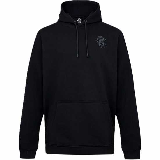 Castore Men's Rangers Hoodie Black/Ebony 