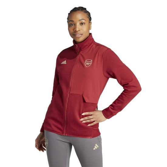 Футболни тренировъчни якета Adidas Дамско Яке Arsenal Anthem Jacket Womens Adidas Дамско Яке Arsenal Anthem Jacket Womens Футболни тренировъчни якета