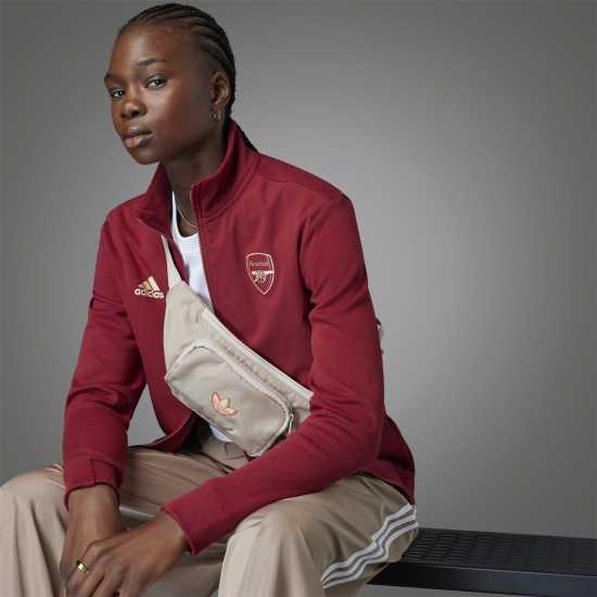 Футболни тренировъчни якета Adidas Дамско Яке Arsenal Anthem Jacket Womens Adidas Дамско Яке Arsenal Anthem Jacket Womens Футболни тренировъчни якета