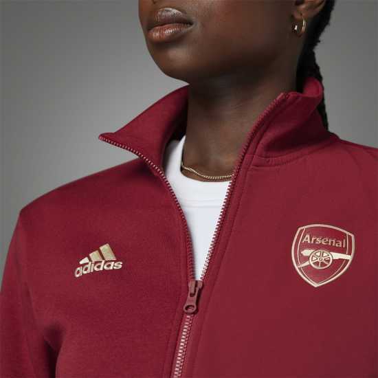 Футболни тренировъчни якета Adidas Дамско Яке Arsenal Anthem Jacket Womens Adidas Дамско Яке Arsenal Anthem Jacket Womens Футболни тренировъчни якета