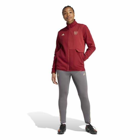 Футболни тренировъчни якета Adidas Дамско Яке Arsenal Anthem Jacket Womens Adidas Дамско Яке Arsenal Anthem Jacket Womens Футболни тренировъчни якета