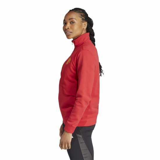 Adidas Дамско Яке Manchester United Anthem Jacket Womens  Футболни тренировъчни якета