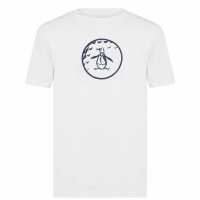 Original Penguin Golf Ball T-Shirt Bright White Мъжки долни дрехи