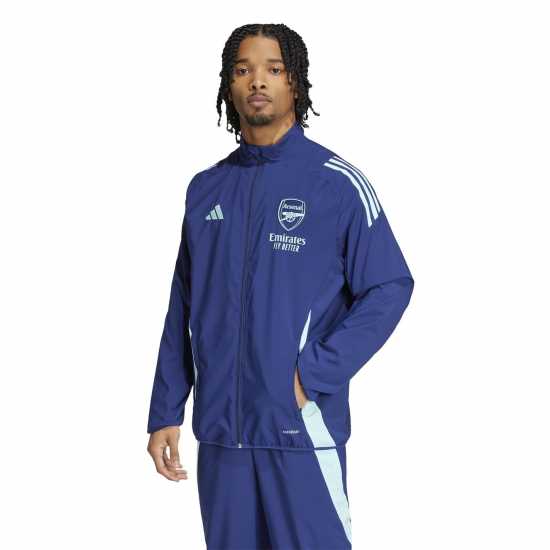 Adidas Men's Tiro 24 Arsenal 2024/25 Aeroready Long Sleeve Slim Fit Anorak  