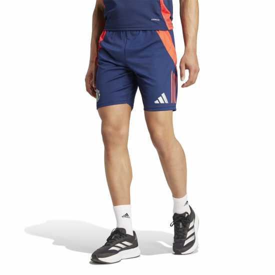 Футболни тренировъчни долнища Adidas Дамски Къси Шорти За Тренировка Manchester United Training Shorts 2024 2025 Adults Adidas Дамски Къси Шорти За Тренировка Manchester United Training Shorts 2024 2025 Adults Футболни тренировъчни долнища