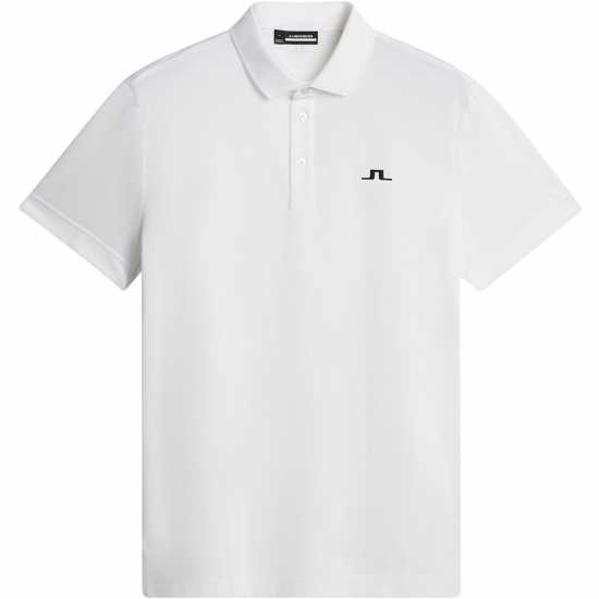 J Lindeberg Golf Bridge Polo Sn53 White 
