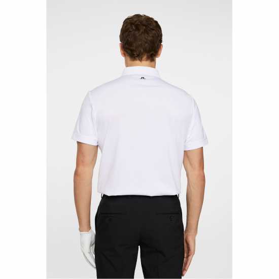 J Lindeberg Golf Bridge Polo Sn53 White 