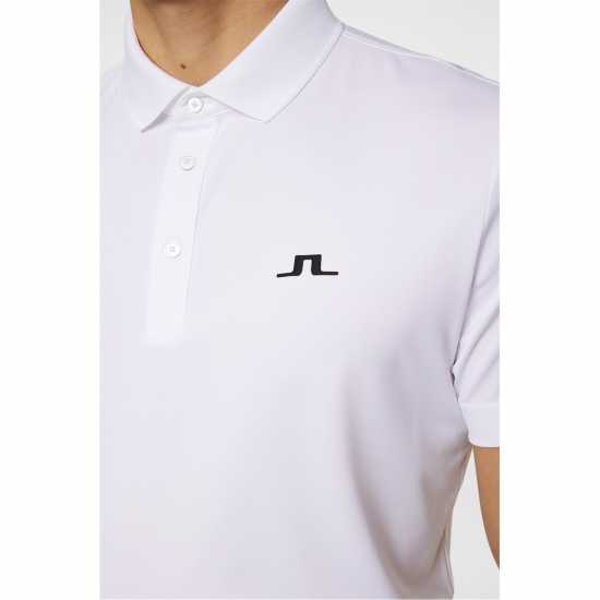 J Lindeberg Golf Bridge Polo Sn53 White 