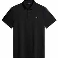 J Lindeberg Golf Bridge Polo Sn53 Black 
