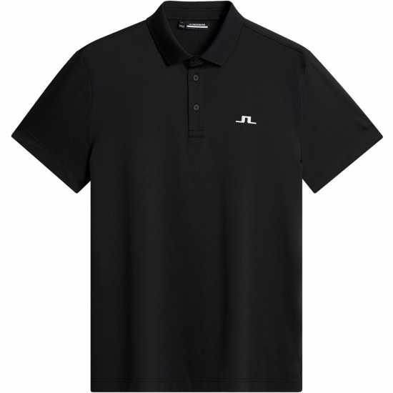 J Lindeberg Golf Bridge Polo Sn53 Black 