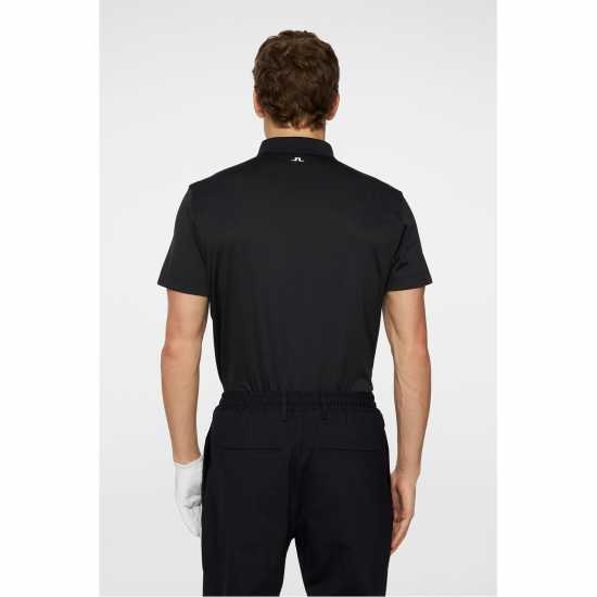 J Lindeberg Golf Bridge Polo Sn53 Black 