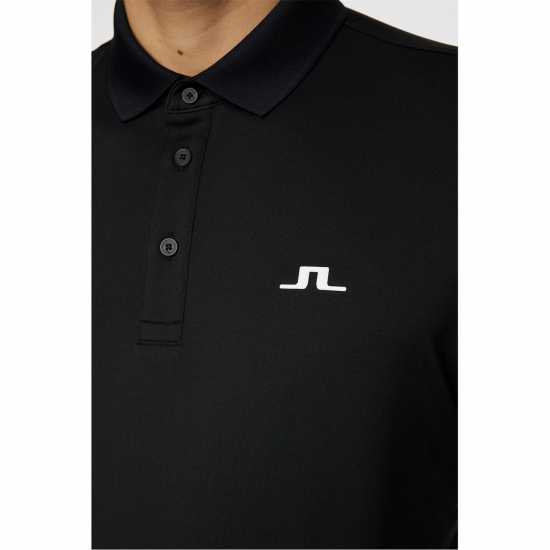 J Lindeberg Golf Bridge Polo Sn53 Black 