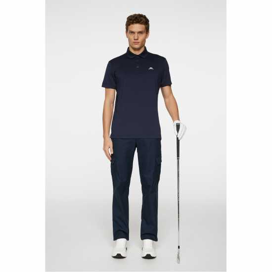 J Lindeberg Golf Bridge Polo Sn53 JL Navy 