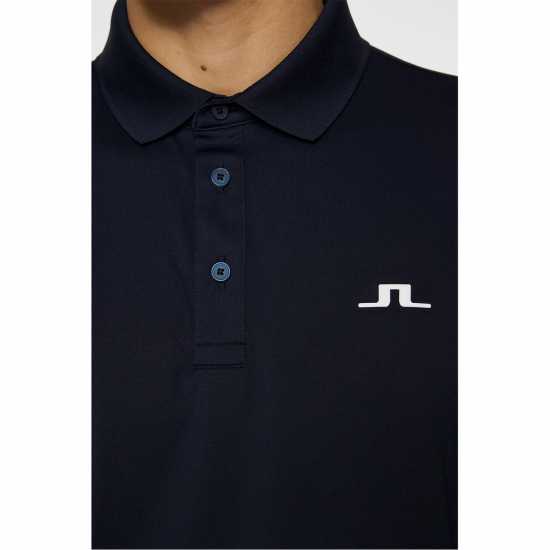 J Lindeberg Golf Bridge Polo Sn53 JL Navy 