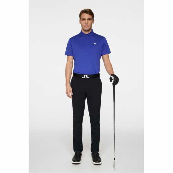 J Lindeberg Golf Bridge Polo Sn53 clematis blue 