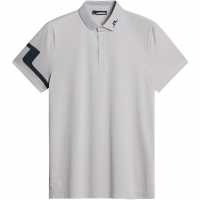 J Lindeberg Golf Heath Polo Sn53 Lt Grey Melange J Lindeberg Golf Heath Polo Sn53 Lt Grey Melange