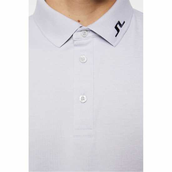 J Lindeberg Golf Heath Polo Sn53 Lt Grey Melange 