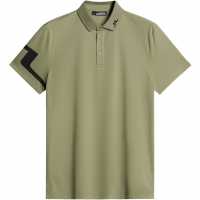 J Lindeberg Golf Heath Polo Sn53 Oil Green 