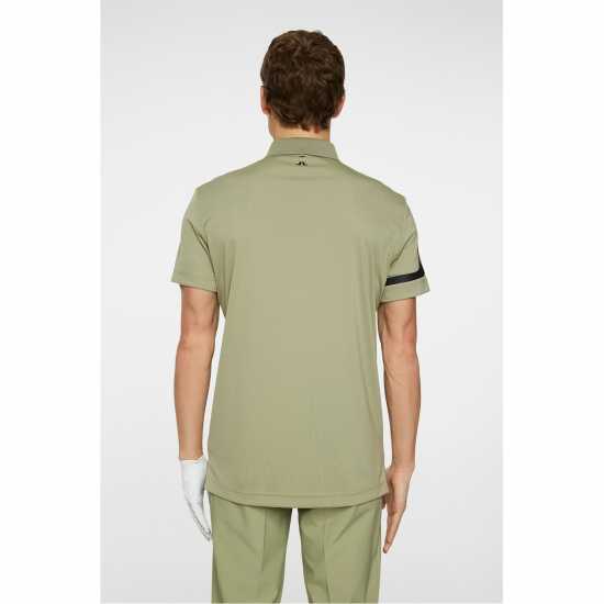 J Lindeberg Golf Heath Polo Sn53 Oil Green J Lindeberg Golf Heath Polo Sn53 Oil Green