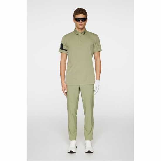 J Lindeberg Golf Heath Polo Sn53 Oil Green J Lindeberg Golf Heath Polo Sn53 Oil Green