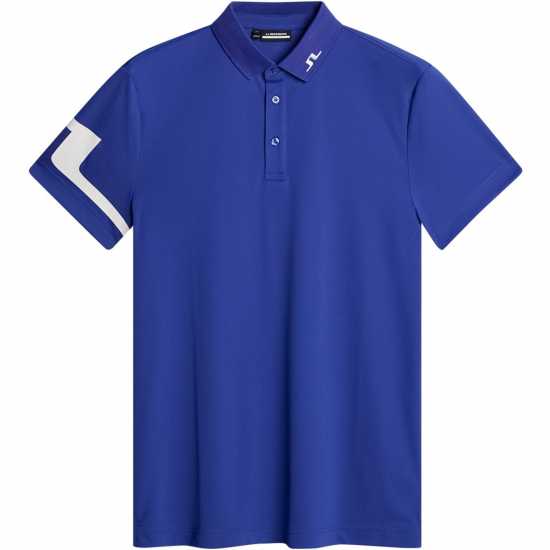 J Lindeberg Golf Heath Polo Sn53 clematis blue 