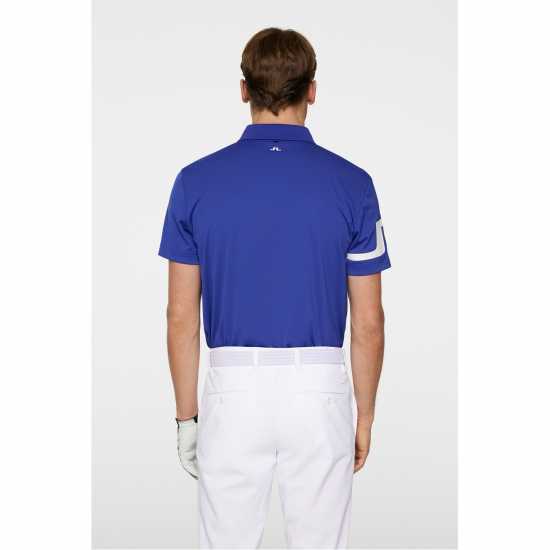 J Lindeberg Golf Heath Polo Sn53 clematis blue 