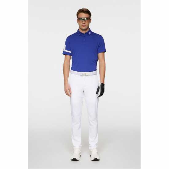 J Lindeberg Golf Heath Polo Sn53 clematis blue 