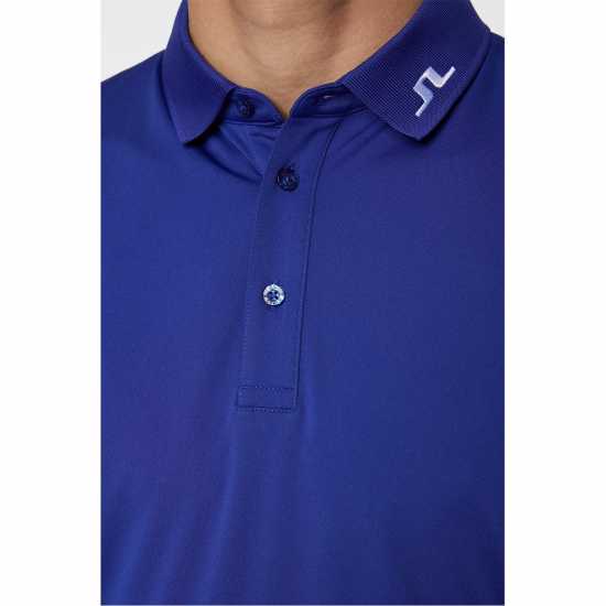 J Lindeberg Golf Heath Polo Sn53 clematis blue 