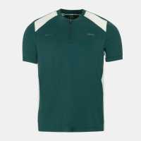 Slazenger Тениска Stretch Woven Golf T Shirt Green/White 