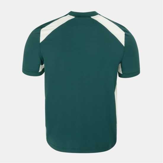 Slazenger Тениска Stretch Woven Golf T Shirt Green/White 