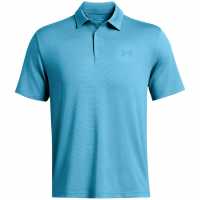 Under Armour Блуза С Яка Men's Stripe Short-Sleeve Performance Polo Shirt Синьо
