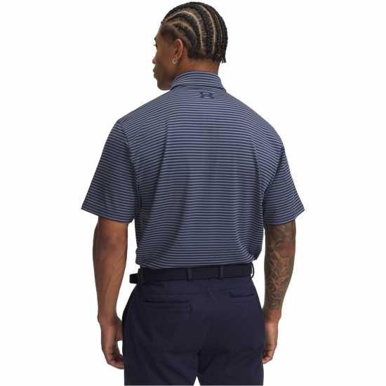 Under Armour Блуза С Яка Men's Stripe Short-Sleeve Performance Polo Shirt Синьо Under Armour Блуза С Яка Men's Stripe Short-Sleeve Performance Polo Shirt Синьо
