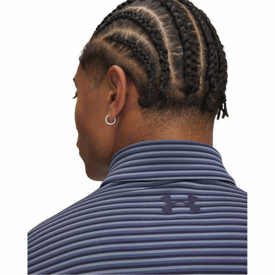 Under Armour Блуза С Яка Men's Stripe Short-Sleeve Performance Polo Shirt Синьо Under Armour Блуза С Яка Men's Stripe Short-Sleeve Performance Polo Shirt Синьо