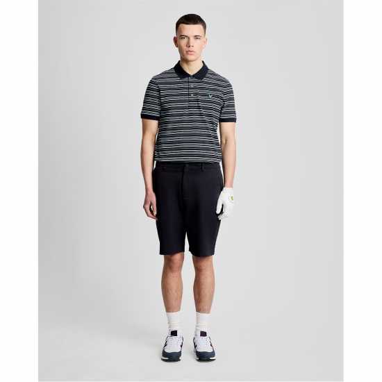 Lyle And Scott Lyle Golf Stripe Pol Sn61  