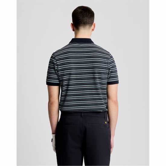 Lyle And Scott Lyle Golf Stripe Pol Sn61  