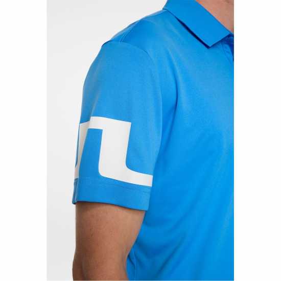 J Lindeberg Golf Heath Polo Sn52 Sonic Blue J Lindeberg Golf Heath Polo Sn52 Sonic Blue