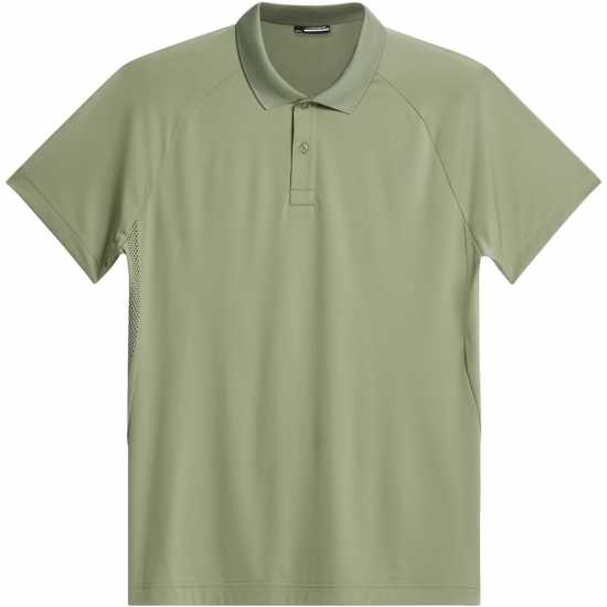 Блуза С Яка J Lindeberg Golf Sola Short-Sleeve Performance Polo Shirt Маслено зелено 