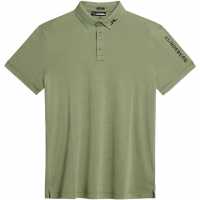 Мъжка Блуза С Яка J Lindeberg Golf Tour Tech Golf Polo Shirt Mens Маслено зелено Мел Дрехи за голф