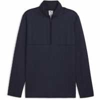 Puma Мъжка Блуза С Яка X Ap Jacquard Quarter Zip Polo Shirt Mens Deep Navy 