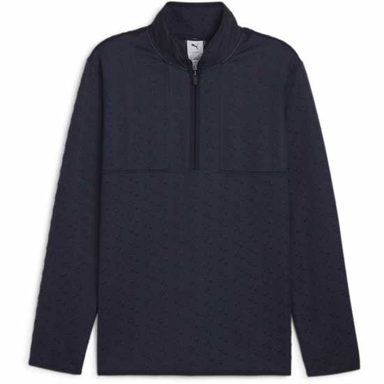 Puma Мъжка Блуза С Яка X Ap Jacquard Quarter Zip Polo Shirt Mens Deep Navy Puma Мъжка Блуза С Яка X Ap Jacquard Quarter Zip Polo Shirt Mens Deep Navy