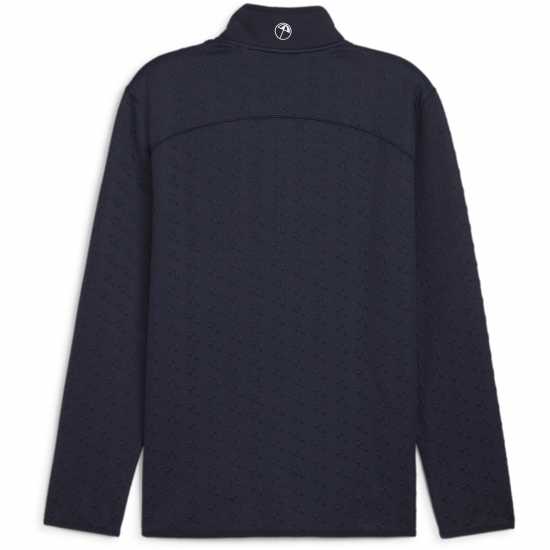 Puma Мъжка Блуза С Яка X Ap Jacquard Quarter Zip Polo Shirt Mens Deep Navy Puma Мъжка Блуза С Яка X Ap Jacquard Quarter Zip Polo Shirt Mens Deep Navy